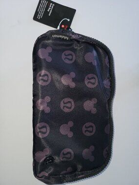 Lululemon x Disney Mickey Mouse Belt Bag Black NWT Everywhere 1L